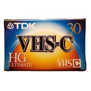 TDK VHS-C HG Ultimate For Camcorder TC-30HG